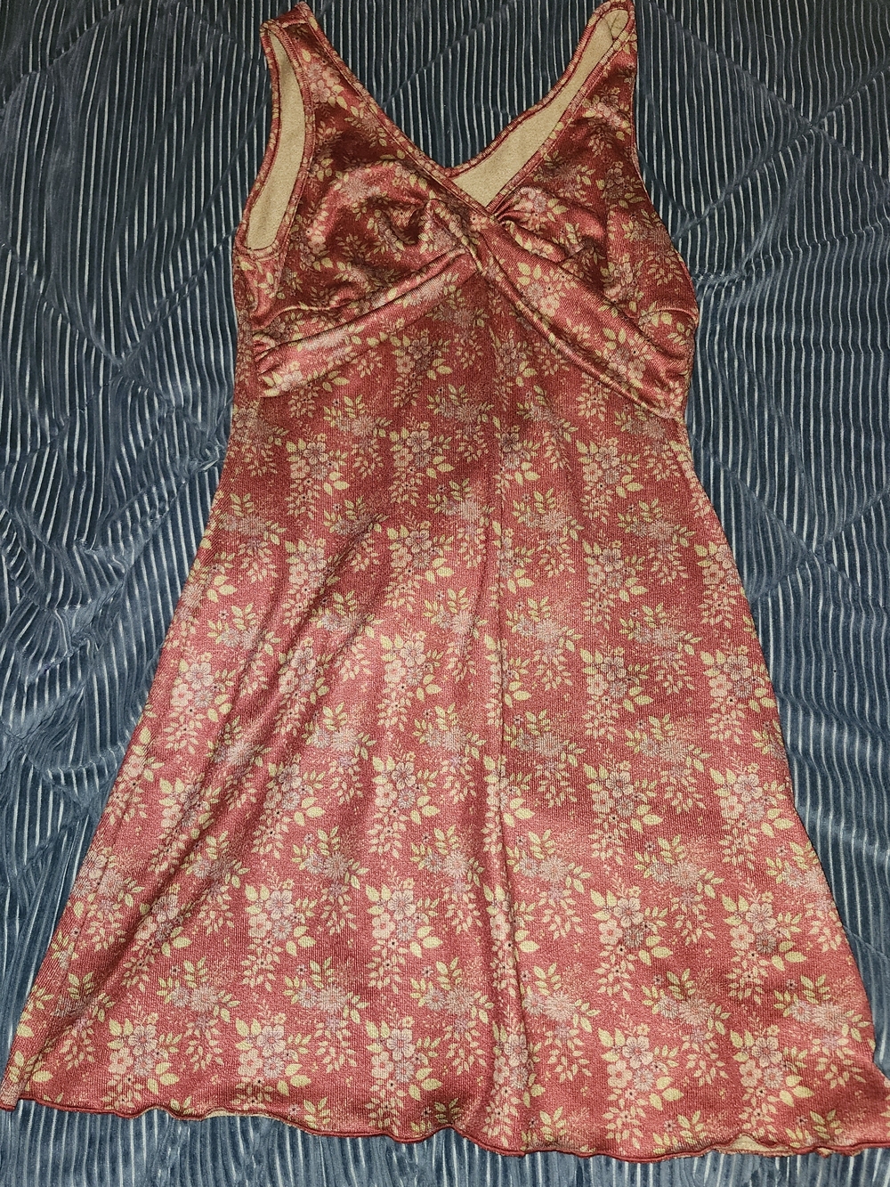 Cider Red Floral Mini Dress